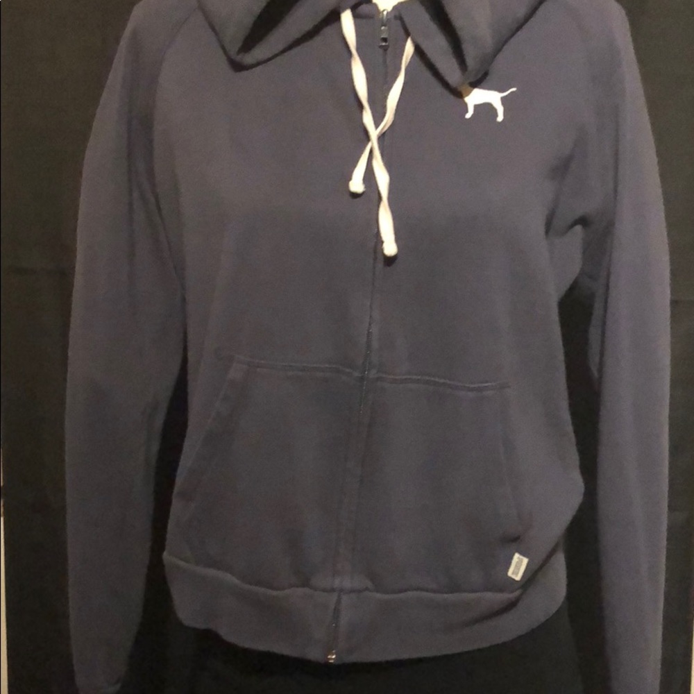 Pink zip up hoodie
